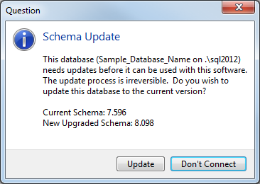 Schema update